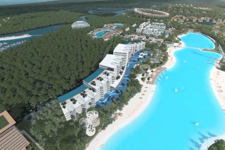 Kepulaun Riau Punya Kolam Terbesar se Asia Tenggara! Luasnya 6 Ha dengan Konsep Mirip Pantai