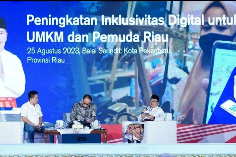 Gubernur Riau Paparkan Sejumlah Aplikasi Guna Peningkatan Inklusivitas UMKM dan Pemuda Riau