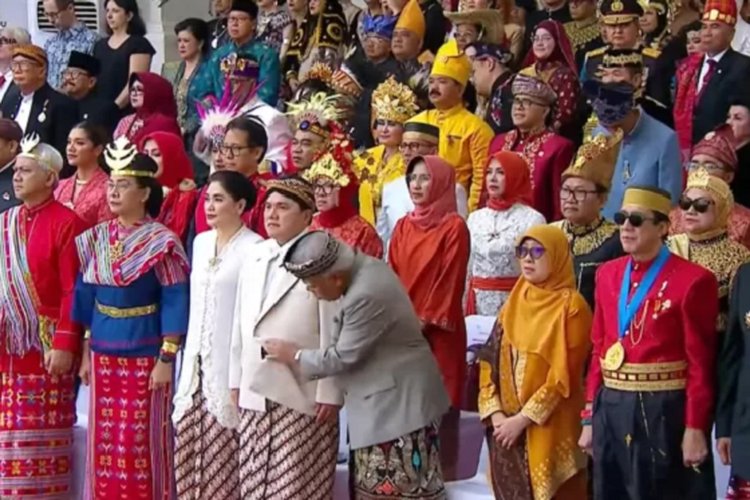 Tingkah Kocak 2 Menteri Andalan Jokowi di HUT ke-78 Kemerdekaan RI 2023, Erick: Saya Terkaget-kaget