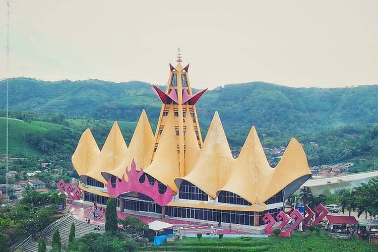 Telan Biaya Rp15 Miliar, Menara di Provinsi Lampung Ini Jadi Simbol Identitas di Ujung Tenggara Lampung