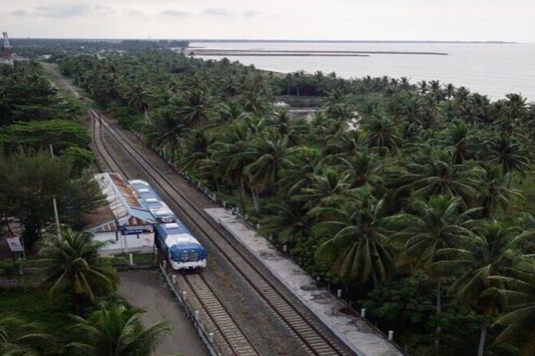 Satu-satunya di Aceh! Ini dia Kereta Api Perintis Cut Meutia yang Tiketnya Seharga Tiket Parkir