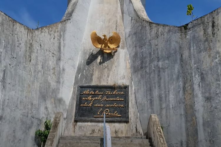 Sisi Unik Pulau Lembeh, Wisata Sejarah Tugu Trikora Jadi Lambang Persahabatan Sulawesi Utara dan Papua Barat?