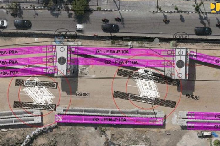 Proyek Flyover Djuanda Rp 332 M, Jalan Raya Waru Sidoarjo Ditutup 28-29 Agustus, Rute Dialihkan ke Jalan…