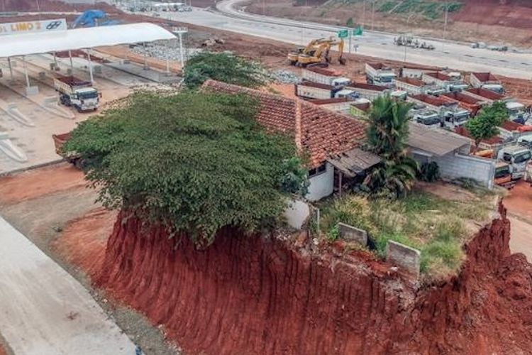 Masih Berdiri saat Pembangunan Jalan Tol Cijago, Rumah Ini Harus Dibebaskan Seharga Rp 8,5 Miliar?