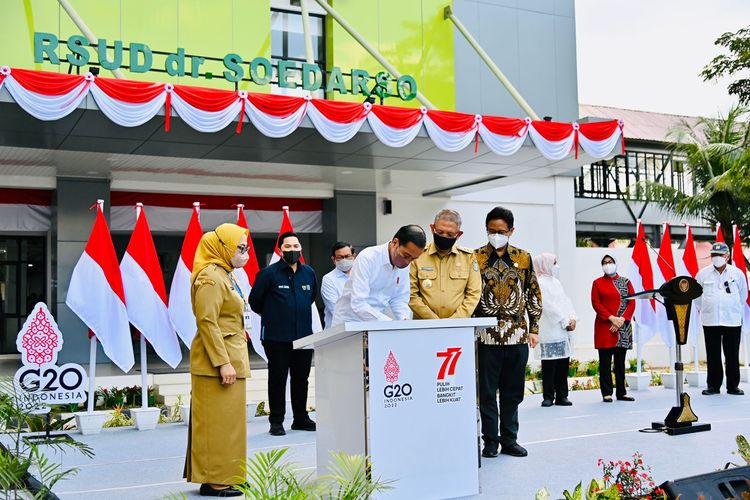 Biaya Rp205 Miliar, RSUD dr. Soedarso Kalimantan Barat Diresmikan, Jokowi Sedih Karena Outflow Rp110 Triliun?