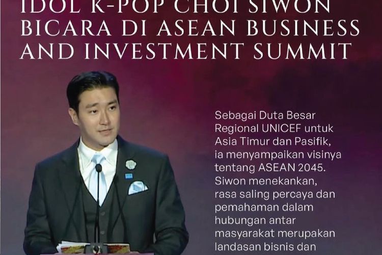 Choi Siwon Jadi Pembicara di KTT ke-43 Indonesia! Industri Kreatif Indonesia Ternyata Terbesar Ke-3 di Dunia