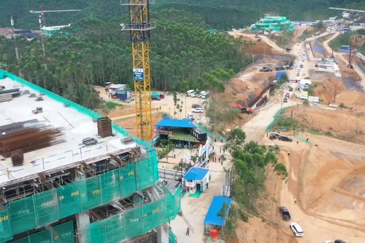 Progres Megaproyek Istana Kantor Keperesidenan di IKN Capai 38 persen, Mengusung Ruang Terbuka Hijau yang Luas