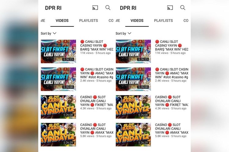 Kronologi Akun YouTube DPR RI Diretas, Gandeng Bareskrim Polri dan BSSN Tuk Hentikan Live Slot Judi Online