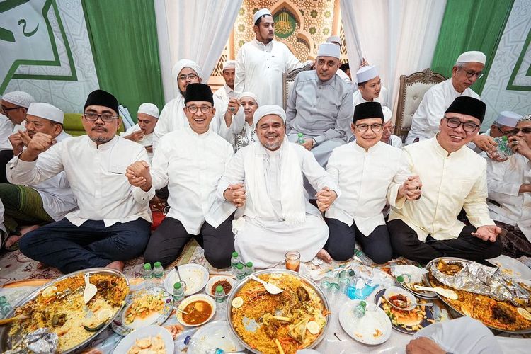 Anies dan Cak Imin Temui Habib Rizieq di Petamburan, Tak Sopan Kepada Gus Dur? Ternyata Dulu…