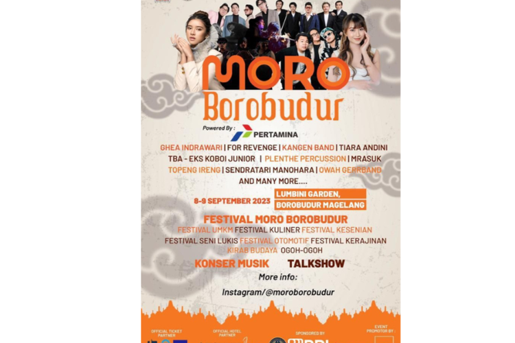 Moro Borobudur 2023, Event Unggulan Yang Sajikan Beragam Seni Musik Kontemporer