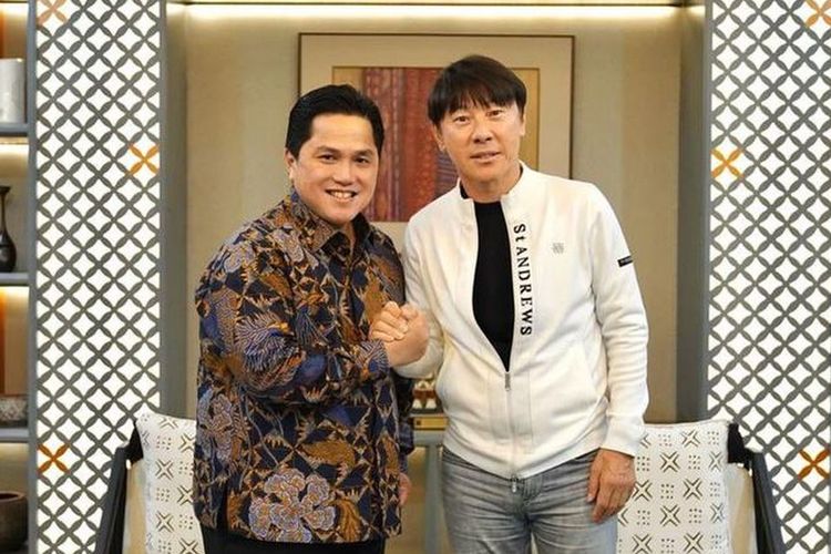 Ketegasan Erick Thohir dan Keberanian Shin Tae-yong Bikin Timnas Jauh Lebih Tangguh di Asia