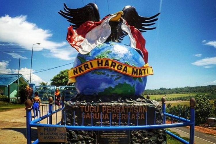 Tingginya Cuma 2,5 Meter, Intip Kisah Tugu Perbatasan di Kalimantan Utara yang Jadi Simbol Kedaulatan RI