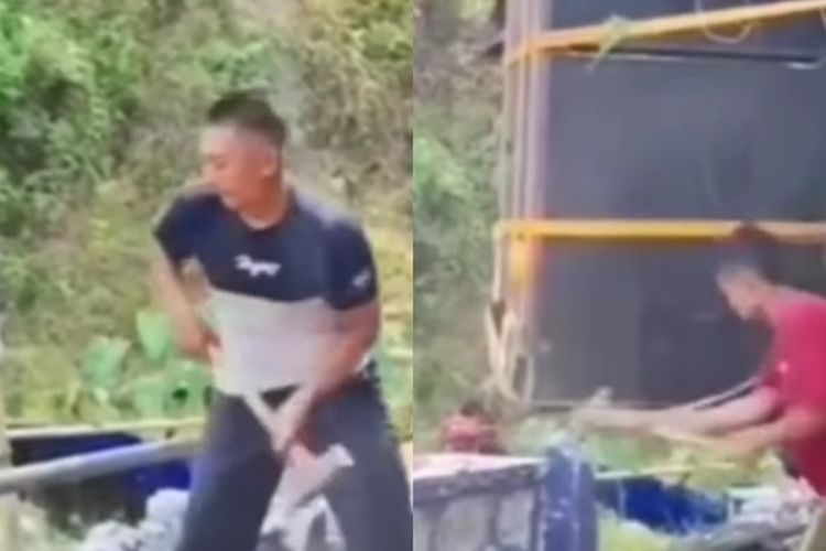 Viral! Warga Hancurkan Jembatan Cuma Gara-Gara Truk Pengangkut Parade Sound System Tidak Bisa Lewat