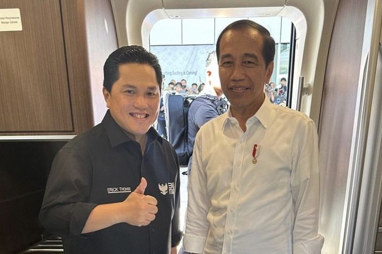 Jokowi Singgung Nama Erick Thohir saat Relawan Pendukung Ingin Panaskan Mesin Menuju Pilpres 2024