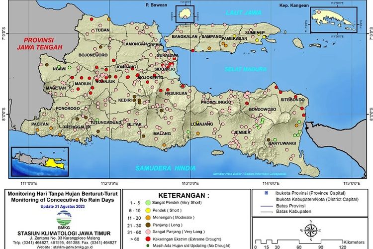 Daftar Daerah di Jawa Timur yang Terdampak Kekeringan hingga Berpotensi Terjadi Kebakaran di Berbagai Wilayah