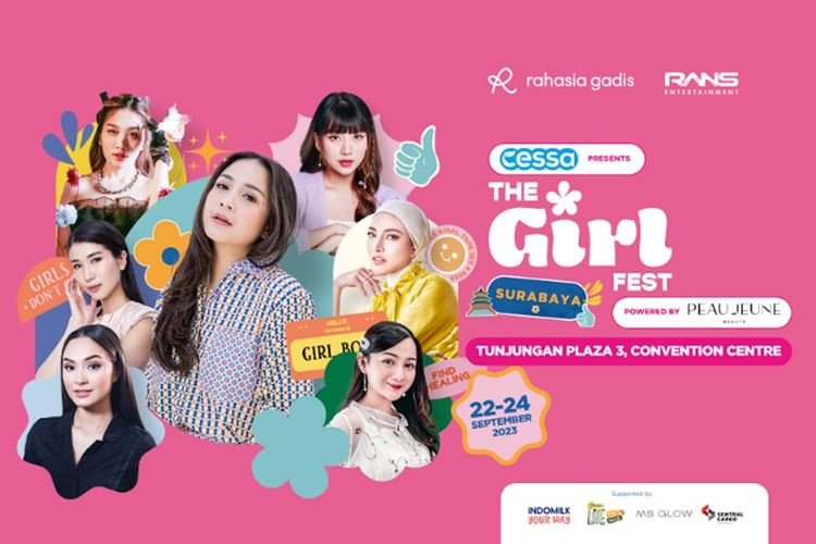 The Girl Fest Surabaya Fix Pecah! Nagita Slavina, Ghea Indrawari hingga Erick Thohir Siap Meriahkan Acara