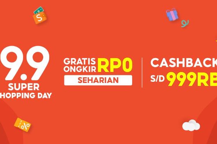 DISKON 99 PERSEN! Ini Kumpulan Voucher Promo Puncak Shopee 9.9 Super Shopping Day Hari Ini