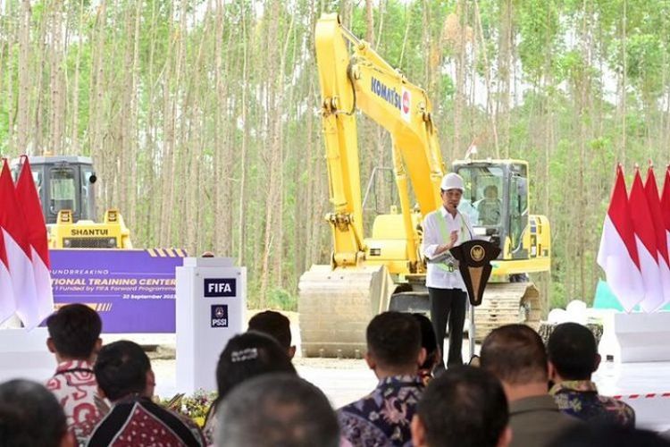 Jokowi Dapat Dukungan FIFA Bangun Training Center Timnas di IKN, Beneran Jadi Gold Standard?