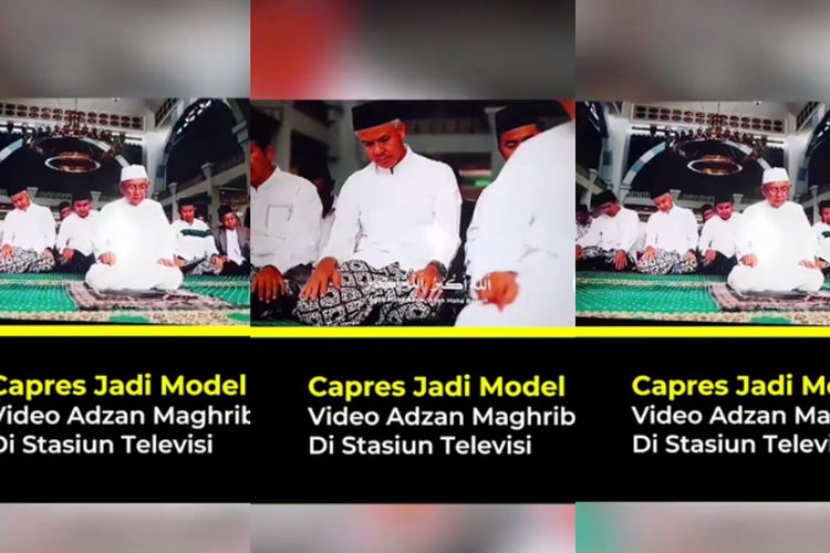 Capres Ganjar Pranowo Jadi Model Video Adzan RCTI, Politik Identitas?