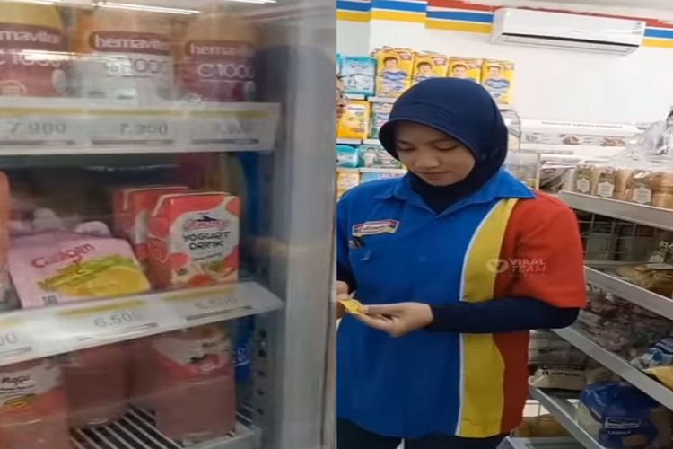 Viral, Seorang Bapak Protes Harga di Rak Beda dengan Kasir di Minimarket, Netizen: Lebay…