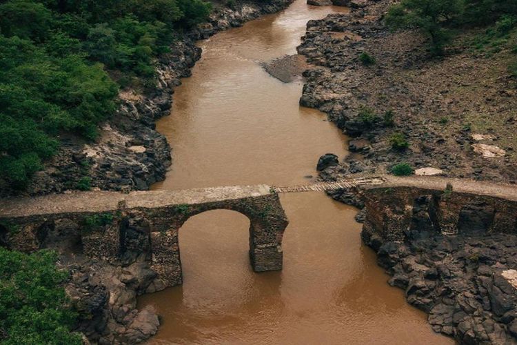 Nyaris Putus Tergerus Banjir, Ini Penyebab Jembatan Ambles di Lampung Tengah Bisa Langsung dapat Perbaikan