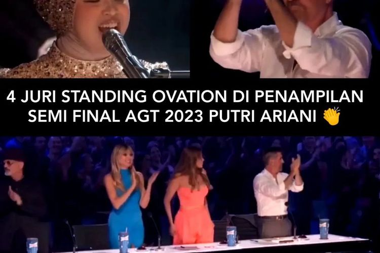 Putri Ariani Lagi-lagi Mendapat 4 Standing Ovation di AGT 2023, Bagaimana Kriteria Penilaiannya?