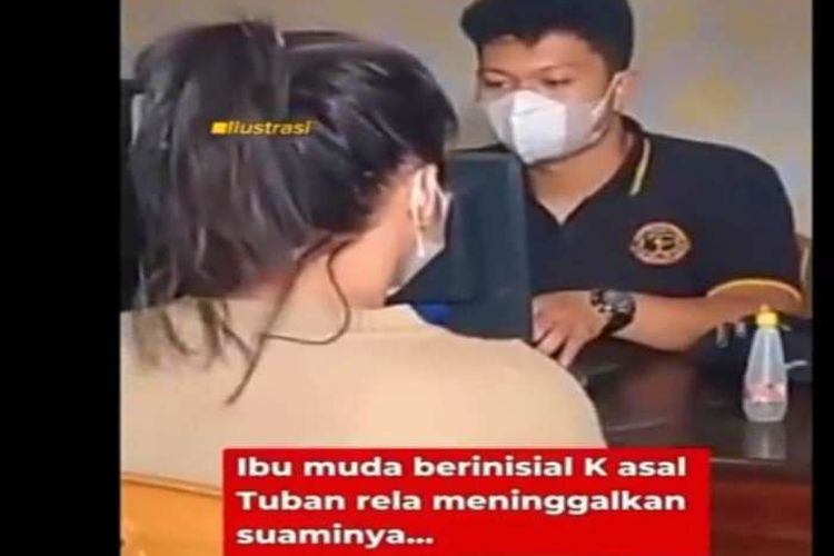 Viral! Campakkan Suami Demi Intel yang Ternyata Polisi Gadungan, Ibu Muda di Tuban Ini Malah Ditinggal Minggat