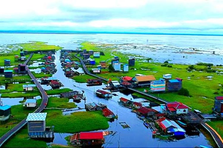 Intip Pesona Unik Desa Muara Enggelam di Kalimantan Timur yang Kerap Dijuluki Wilayah Tanpa Daratan