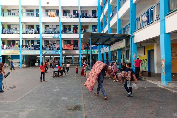 Pengungsi Membludak! 74 Ribu Warga Palestina Mengungsi Buntut dari Serangan Panas Israel-Hamas di Gaza