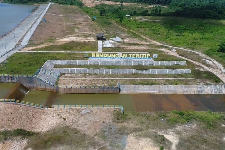 Gawat! Bendungan Kapasitas 2,4 Juta m3 di Balikpapan Kaltim Ini Terus Menyurut, Akankah Kehabisan Air?