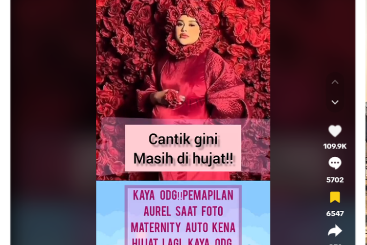 Gara-Gara Foto Maternity, Aurel Hermansyah lstri Atta Halilintar Dihujat Netizen: Malah Mirip Ivan Gunawan