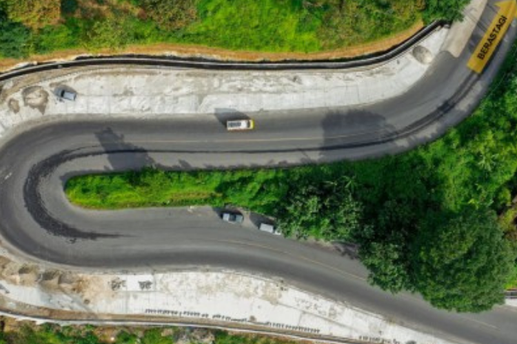 Telan Rp61,8 Miliar, Pemerintah Tuntaskan Kantilever Tikungan di Sumatera Utara, Melingkar Bak Ular Hingga…