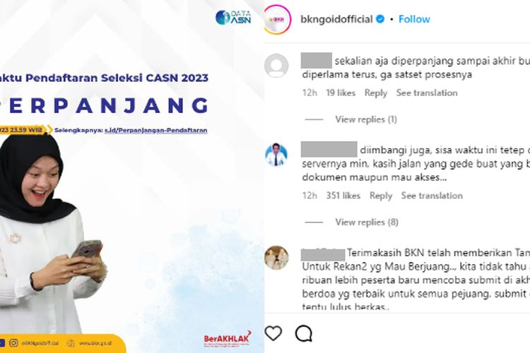 Pendaftaran CPNS dan PPPK 2023 Resmi Diperpanjang sampai 11 Oktober 2023, Netizen Berikan Respon Beragam