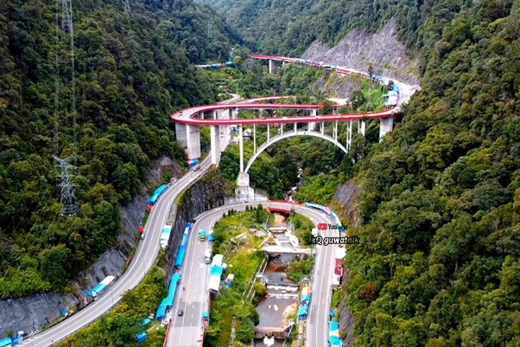 Dibangun 1908, Jalan di Tepi Jurang Limapuluh di Sumatera Barat Ini Hasil Peninggalan Belanda, Hubungkan ke…