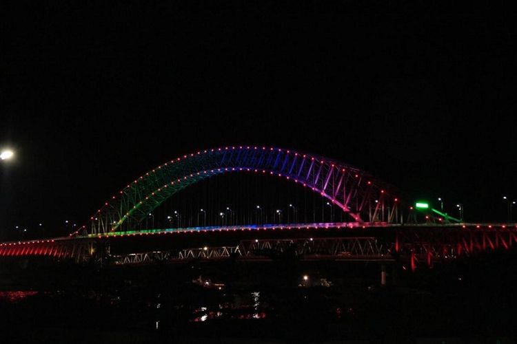Diresmikan Setelah 8 Tahun, Jembatan di Samarinda Kaltim Ini Habiskan Rp13 M Buat Lampu Hiasannya Saja