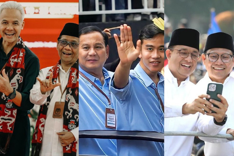 Resmi Daftar ke KPU, Adu Partai Pendukung Prabowo-Gibran vs Ganjar-Mahfud vs Anies-Cak Imin, Siapa Terbanyak?