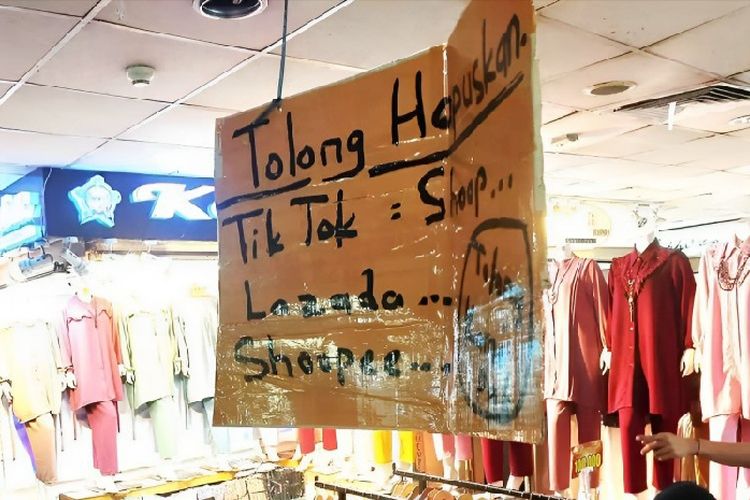 Pasca TikTok Shop Tutup, Omzet Pedagang di Pasar Tanah Abang Tetap Anjlok, Minta Hapus E-Commerce Lainnya
