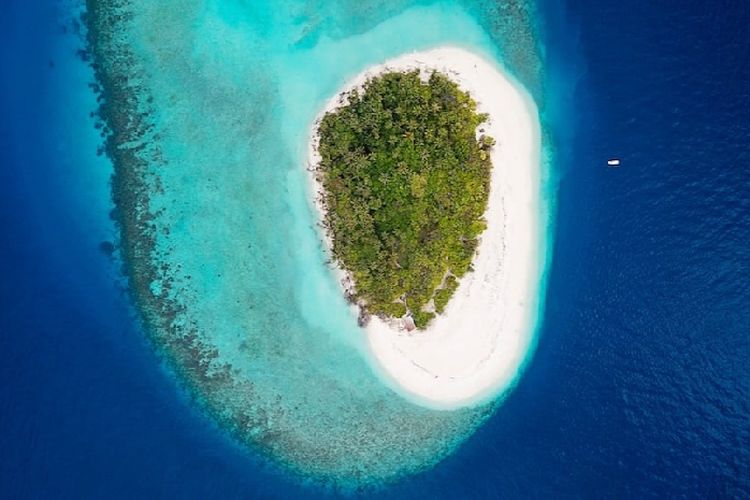 Spongebob Island Ternyata Ada di Indonesia! Ini Potret Pulau Manimbora Kalimantan Timur, Punya Kisah Mistis?