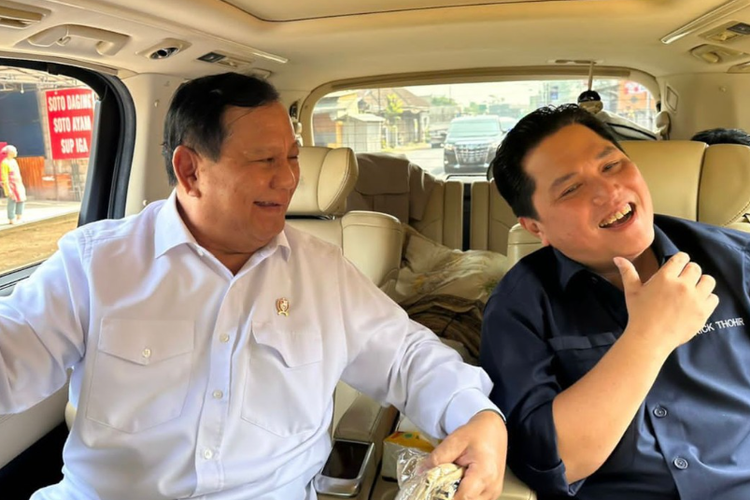 Meski Gagal Jadi Cawapres, Ini Sinyal Menteri BUMN Erick Thohir Siap Mendukung Prabowo Subianto Jadi Presiden