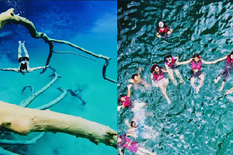 Danau Labuan Cermin di Berau Kalimantan Timur Ini Airnya Asin dan Tawar, Sempat Sepi karena Ada Buaya?