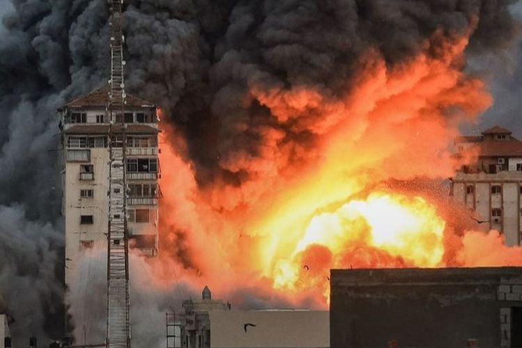 Asap Membumbung Tinggi, Update Terbaru Konflik Israel-Palestina, Kondisi dan Jumlah Korban Terkini