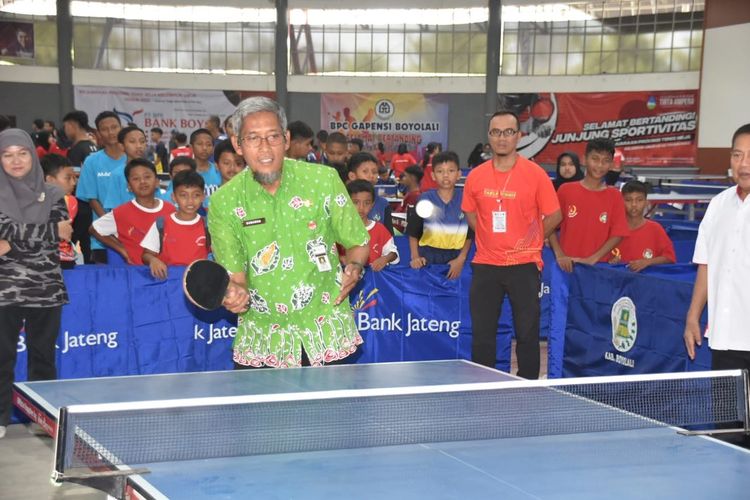 Perebutkan Piala Gubernur! Pemprov Jawa Tengah Adakan Kejuaraan Tenis Meja di Boyolali untuk Kaderisasi Atlet