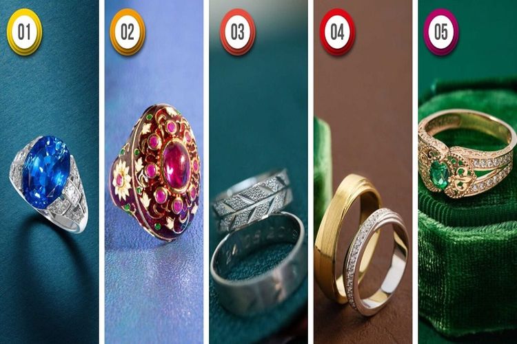 Tes Kepribadian: Cukup Pilih Satu dari Lima Cincin Berikut Bisa Tebak Karakter Seseorang, Kamu yang Mana?