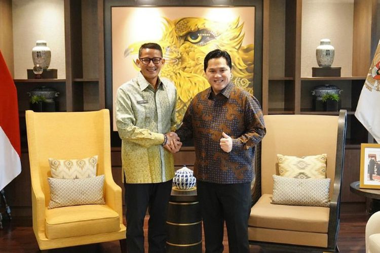 Crazy Rich Terjun Politik, Adu Harta Erick Thohir Vs Sandiaga Uno, Tetap Fokus Jadi Menteri Jelang Pemilu 2024