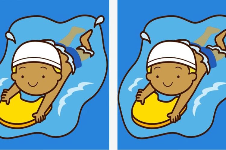 Hanya Butuh Waktu 6 Detik! Segera Temukan Perbedaan Gambar Pada Orang Berselancar, Ketahui Trik Singkatnya
