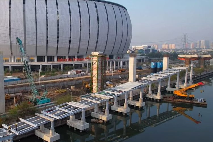 Persiapan Piala Dunia U17: Habiskan Anggaran Rp80 Miliar, Intip Kontruksi Pembangunan JPO Ancol ke Stadion JIS