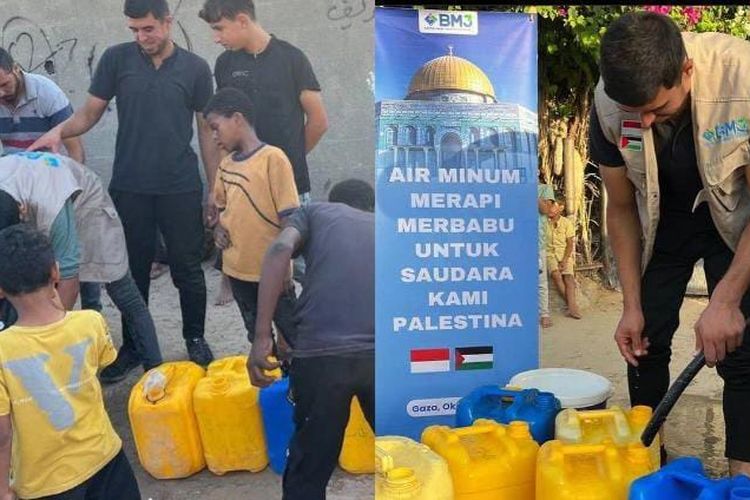 Salurkan Tanda Cinta Shalih, Relawan Indonesia Hampir Mati Syahid Saat akan Distribusikan Air di Palestina