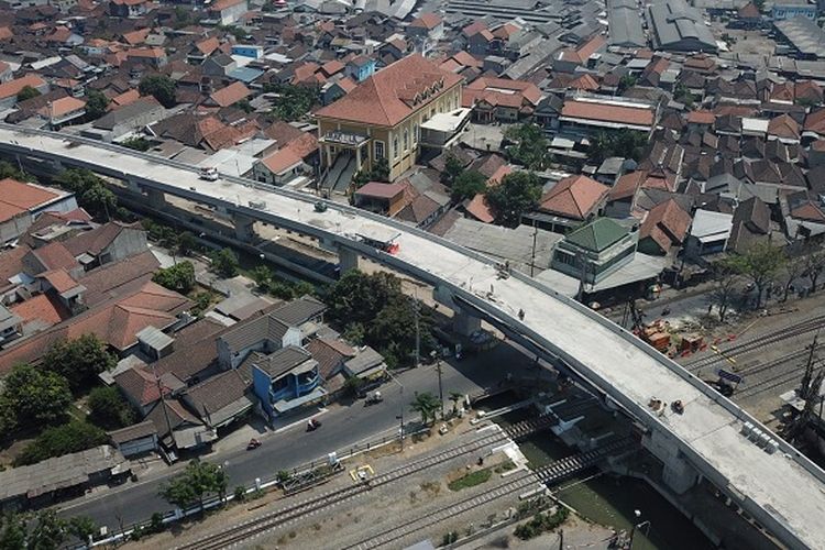 Pembangunan Flyover Krian Sidoarjo Melintas di Atas Jalur Kereta Api Akan Selesai Akhir Tahun Ini, Biayanya…