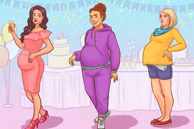 Tes IQ Teka-Teki: Kamu Termasuk Orang Cerdas?  Pasti Tahu Wanita Mana yang Tidak Hamil, Tentukan Sekarang!