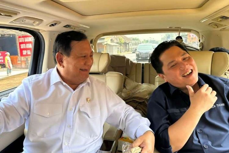 Posisi Masih Temani Jokowi di Luar Negeri, Deklarasi Prabowo-Erick Thohir Diisukan Terpaksa Tertunda
